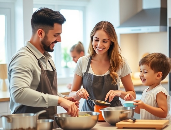家族との幸せな時間