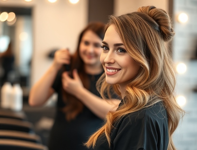 美容室での体験